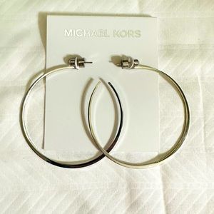 NWT MICHAEL KORS HOOP EARRINGS